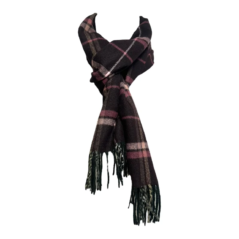 Plaid Scarf Long Unbranded