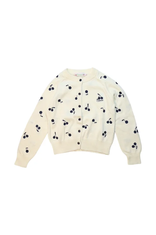 Bonpoint Cherry Cardigan 6T