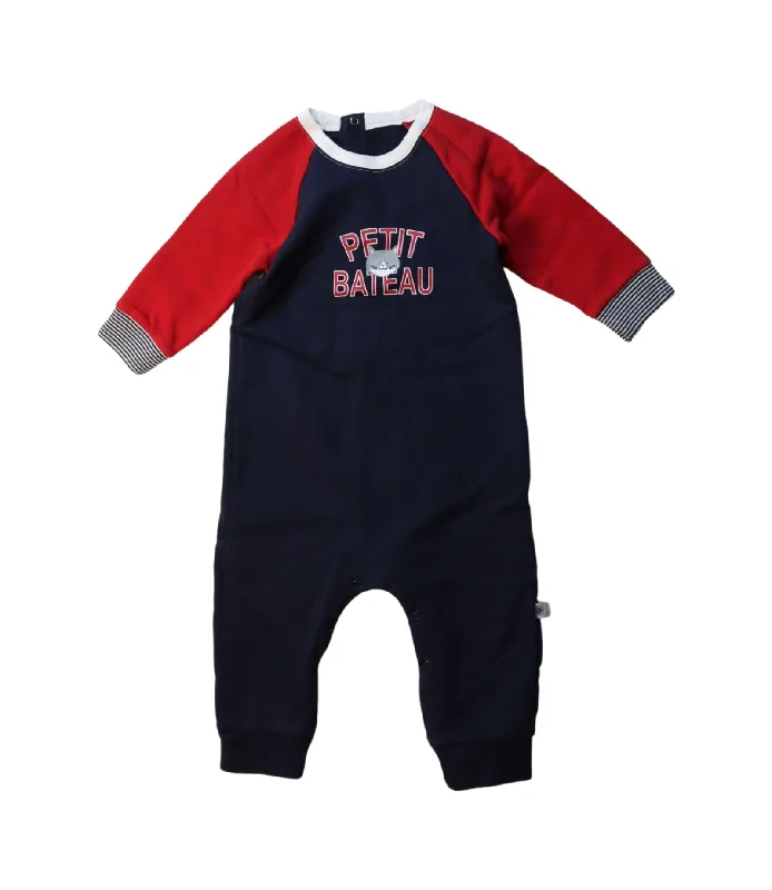 Petit Bateau Long Sleeve Jumpsuit 6-12M