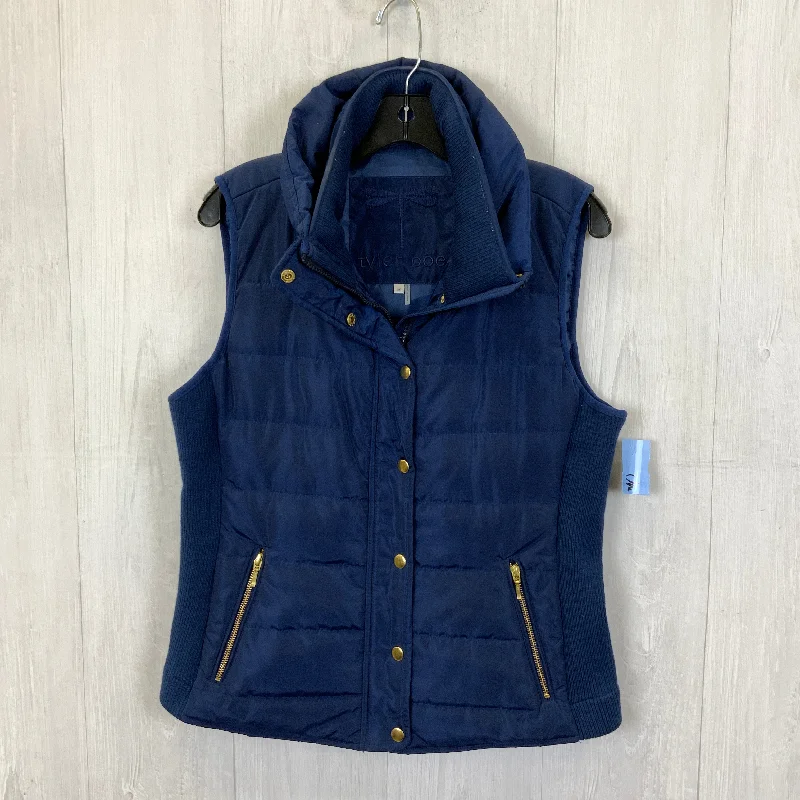 Vest Puffer & Quilted By Tyler Boe In Blue, Size: M