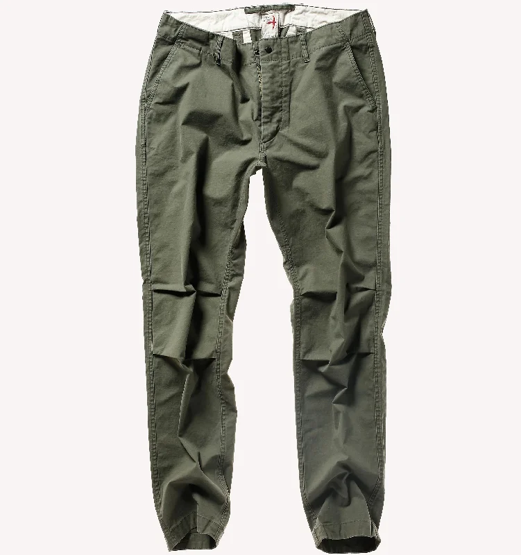 Relwen Dura Flex Chino Sport Pant in Military Olive