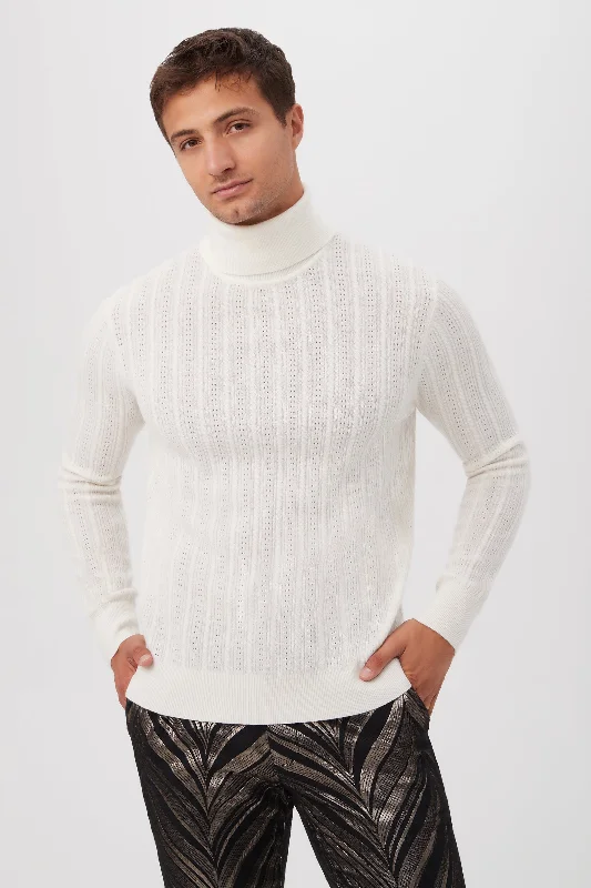 Oberon Merino Wool Turtleneck Sweater