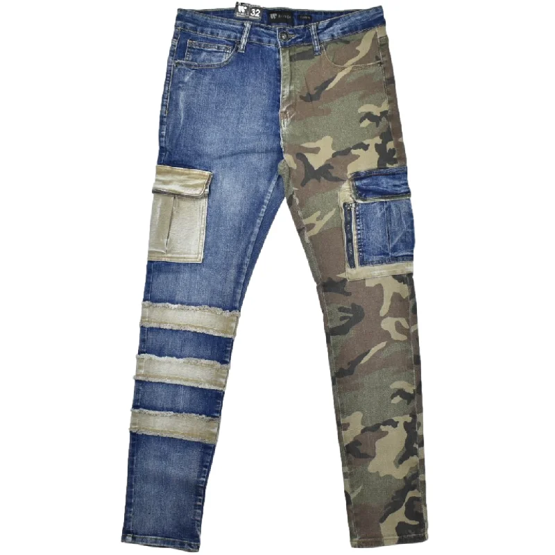 WAIMEA INDIGO CAMO SKINNY JEANS