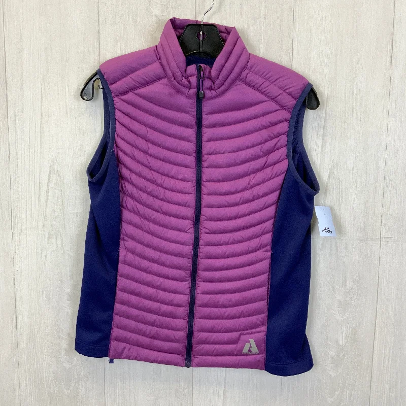 Vest Puffer & Quilted By Eddie Bauer In Purple, Size: M