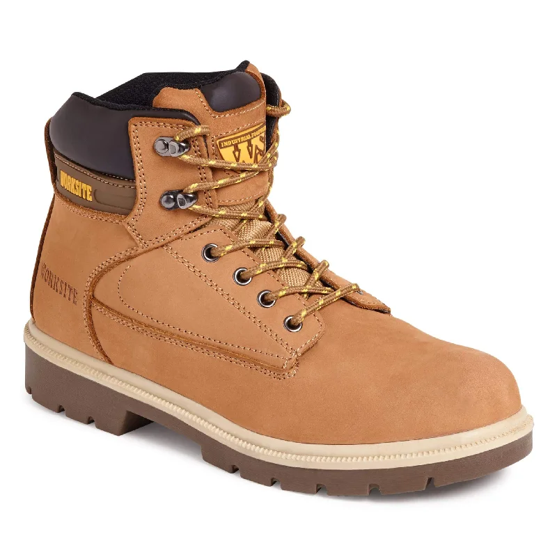 Work Site SS613SM Wheat 6 Inch Safety Boots