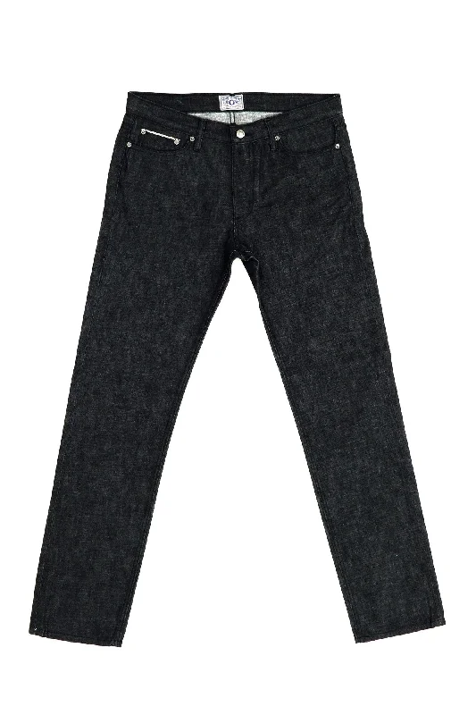 Japanese Black Raw | Slim Straight Selvedge Denim