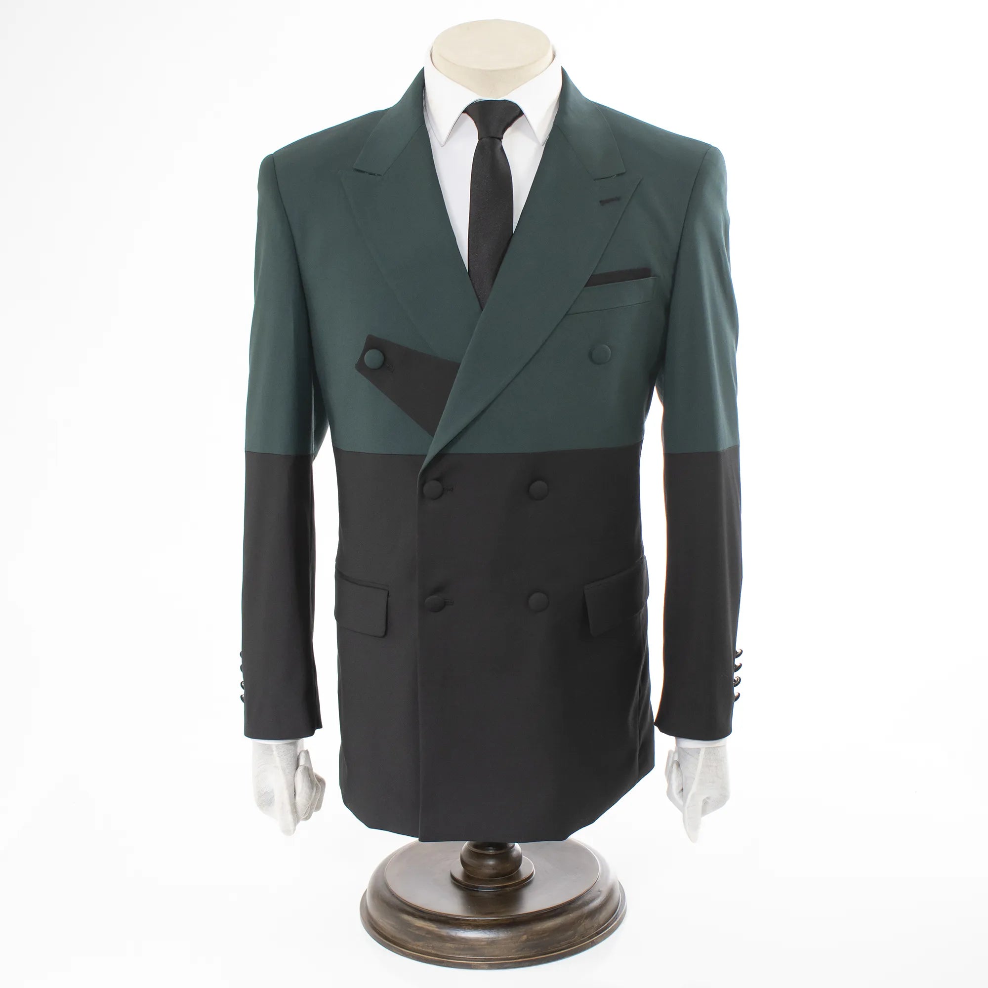 Hunter Green Double-Breasted 2-Piece Slim-Fit Suit