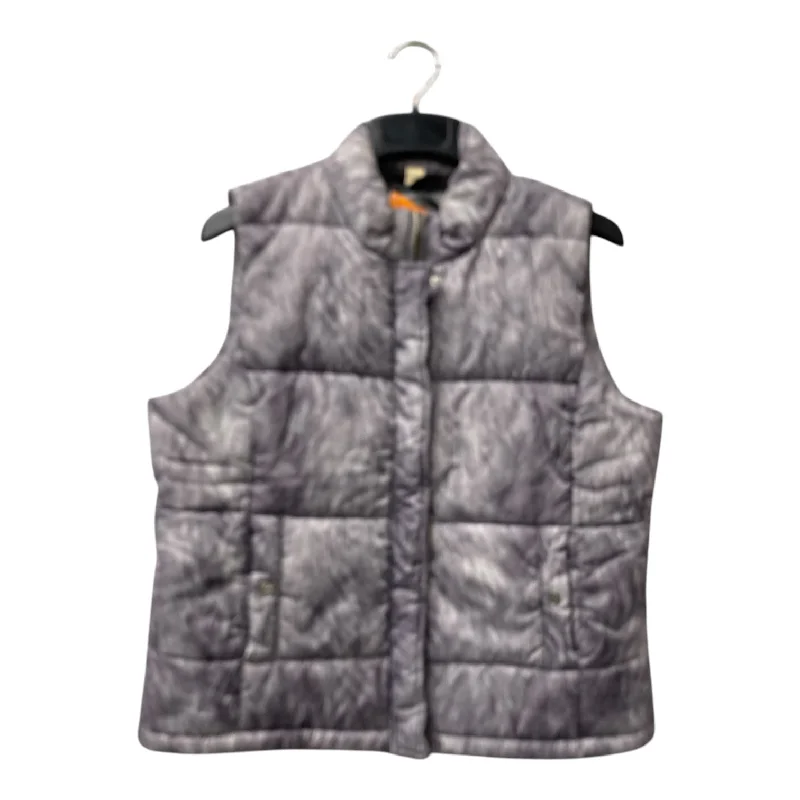 Vest Puffer & Quilted By Michael By Michael Kors In Grey, Size:Xl