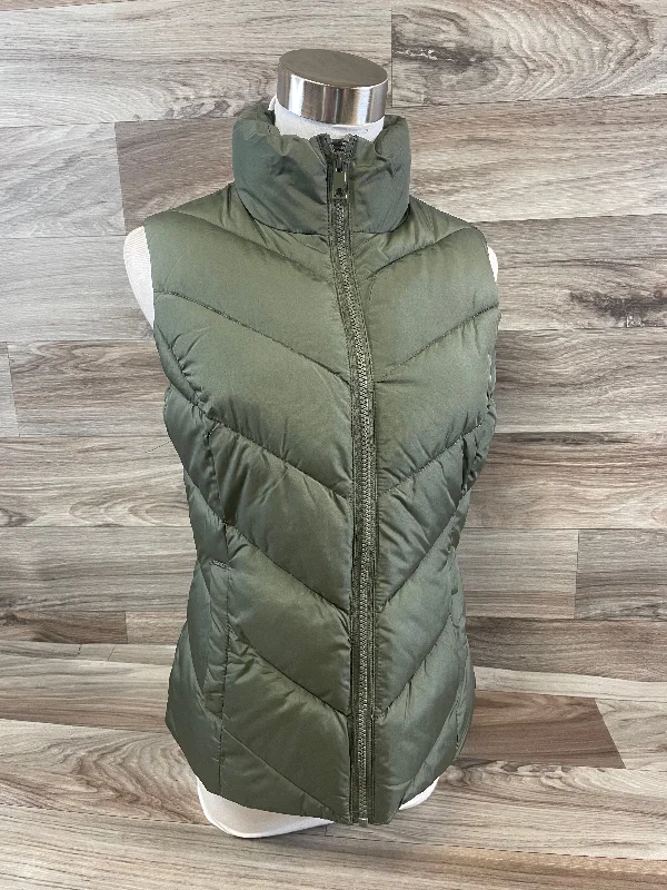 Vest Puffer & Quilted By Cole-haan In Green, Size: Xs