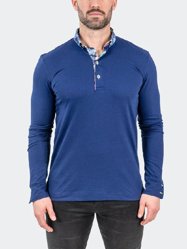 Maceoo Long Sleeves Polo | Polo NewtonCrypt Navy