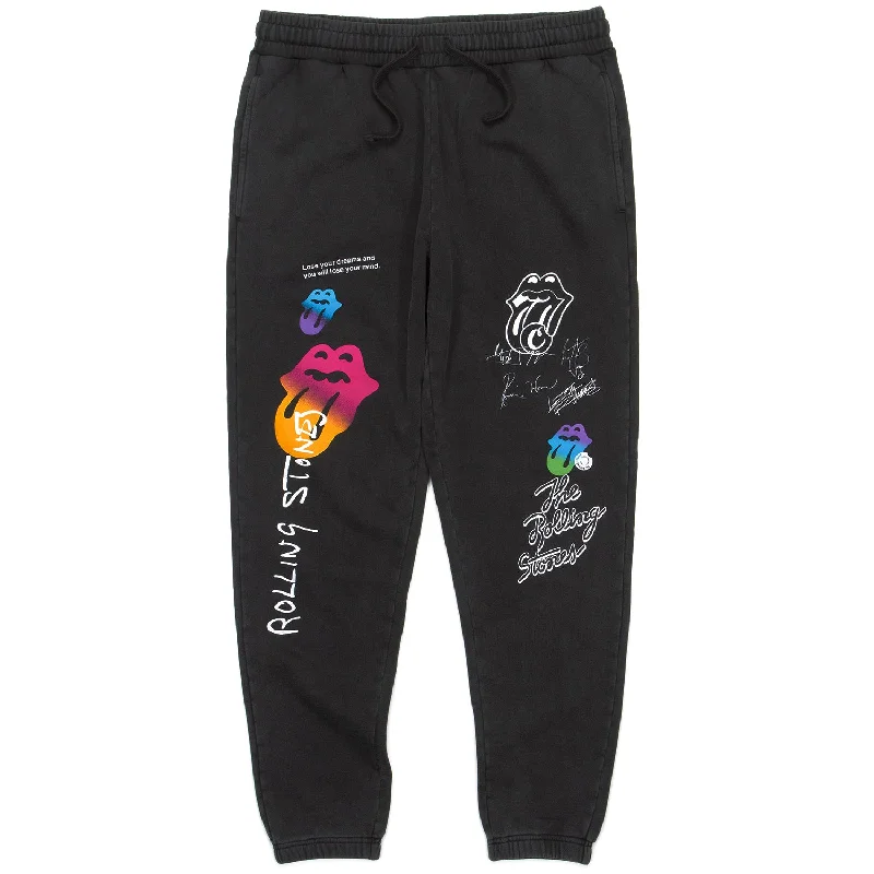 Scratchboard Sweatpants - Rolling Stones