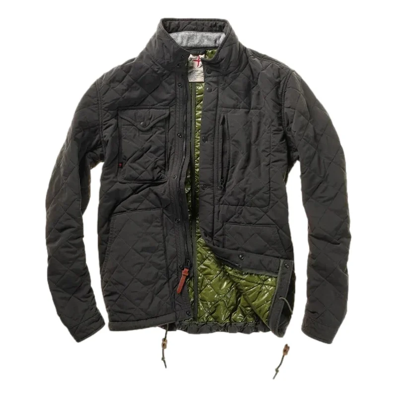 Quilted Tanker Charcoal