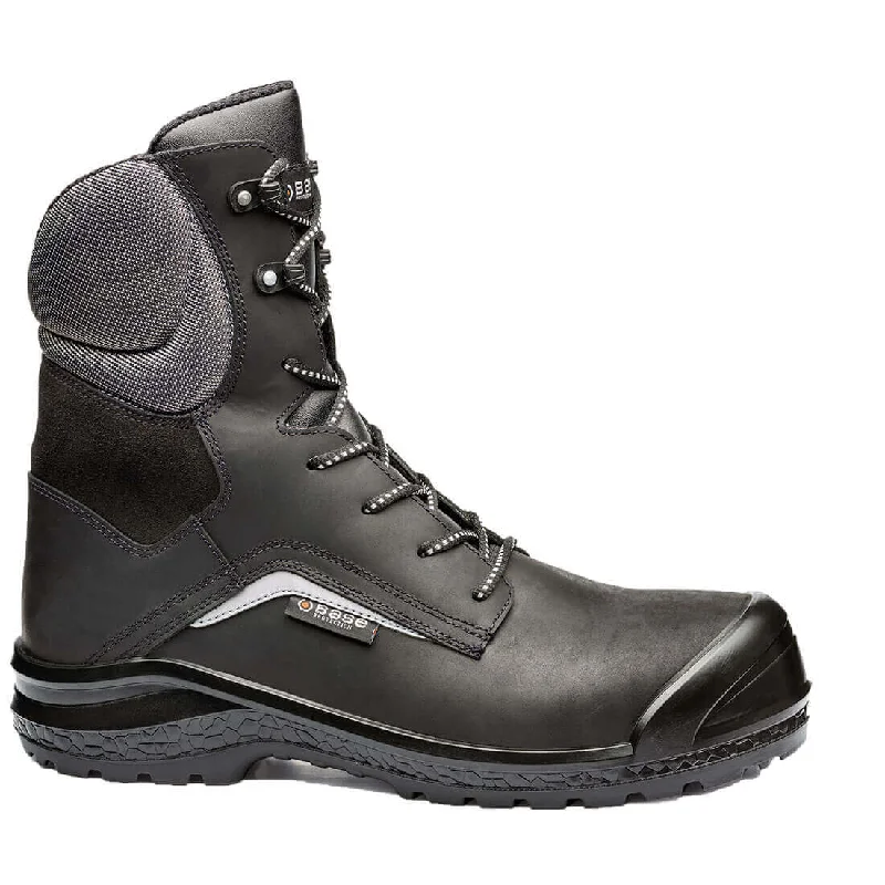 Base Be-Grey Top High Leg Toe Cap Work Safety Boots