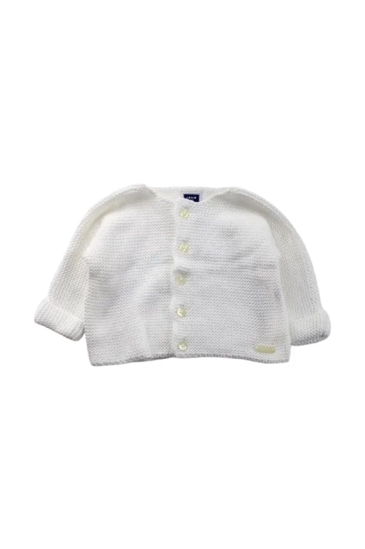 Janie & Jack Cotton Knit Cardigan 0-3M