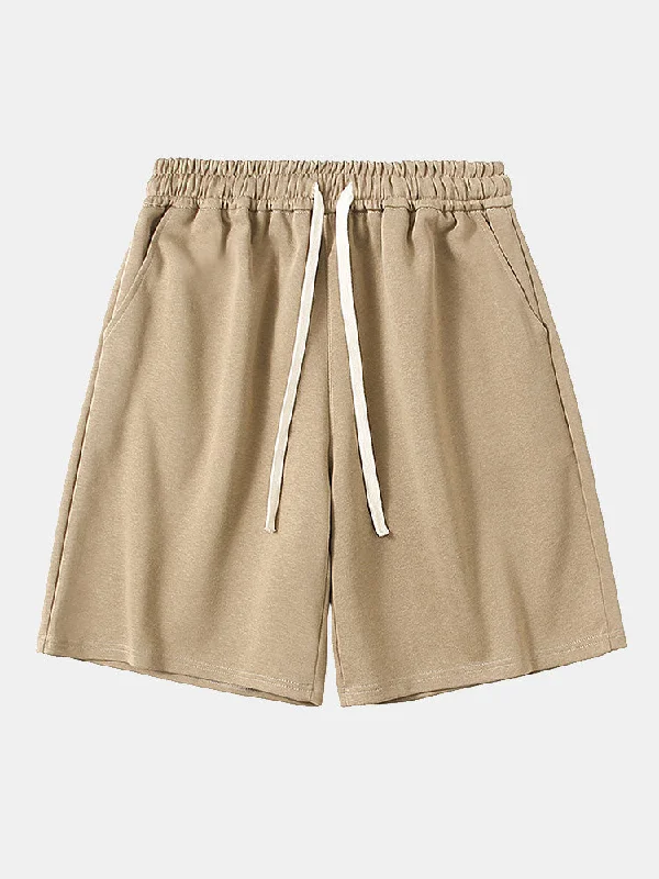 Drawstring Jersey Shorts