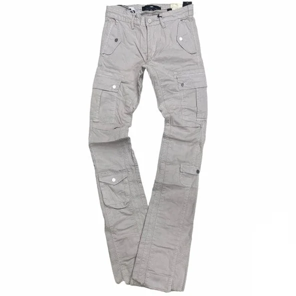 Jordan Craig Sean Stacked Flare Flight Cargo Pants (Cement) JTF216