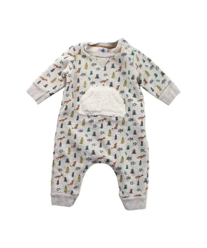 Petit Bateau Long Sleeve Jumpsuit 6-12M