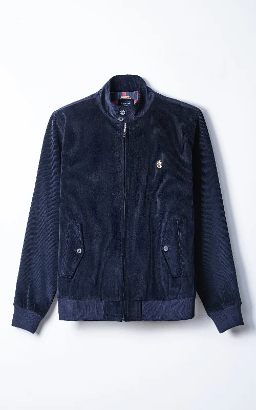 CORDUROY JACKET FULL SLEEVE NAVY