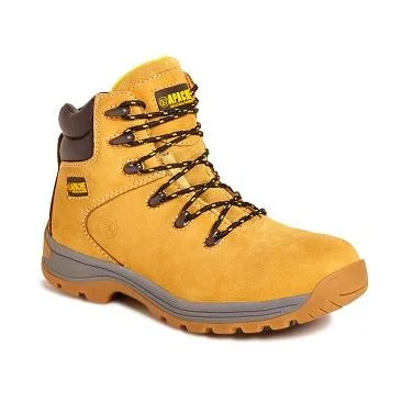 Apache AP314CM Wheat Nubuck Water Resistant Safety Hiker Boots