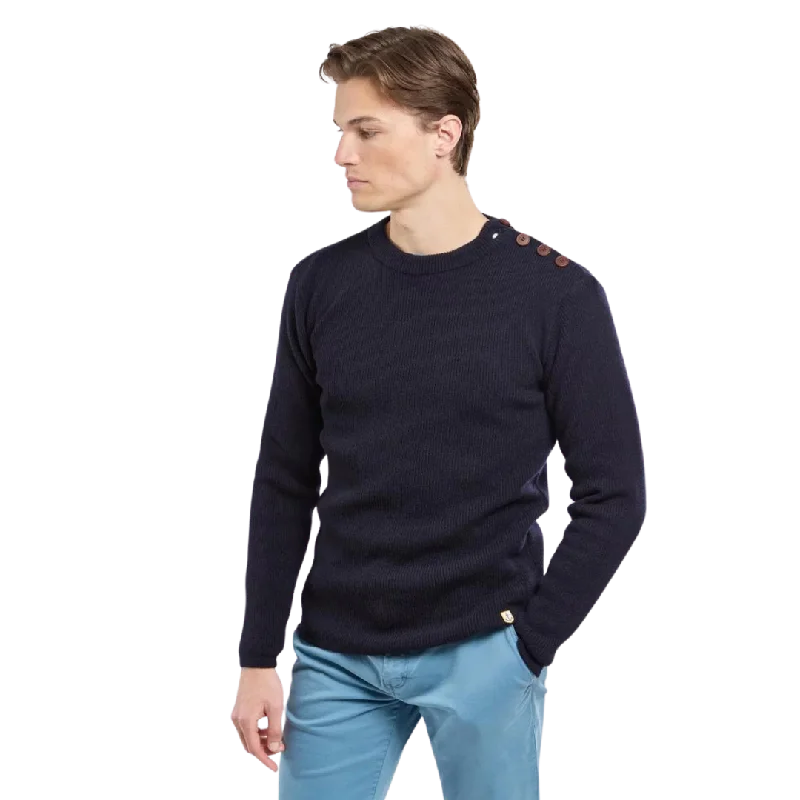 Lambswool Sailor Sweater - Navy