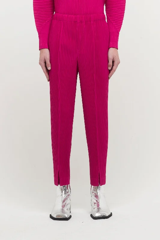 Homme Plissé MC November 23 Trouser in Magenta