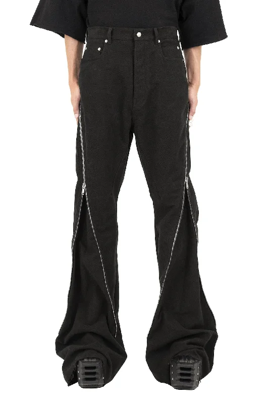 Rick Owens Bolan Banana Pants in Black Twill