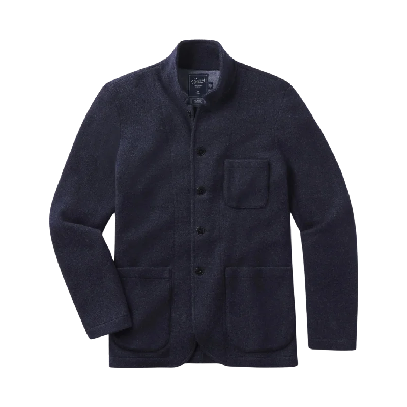 Nelson Jacquard Swacket - Navy