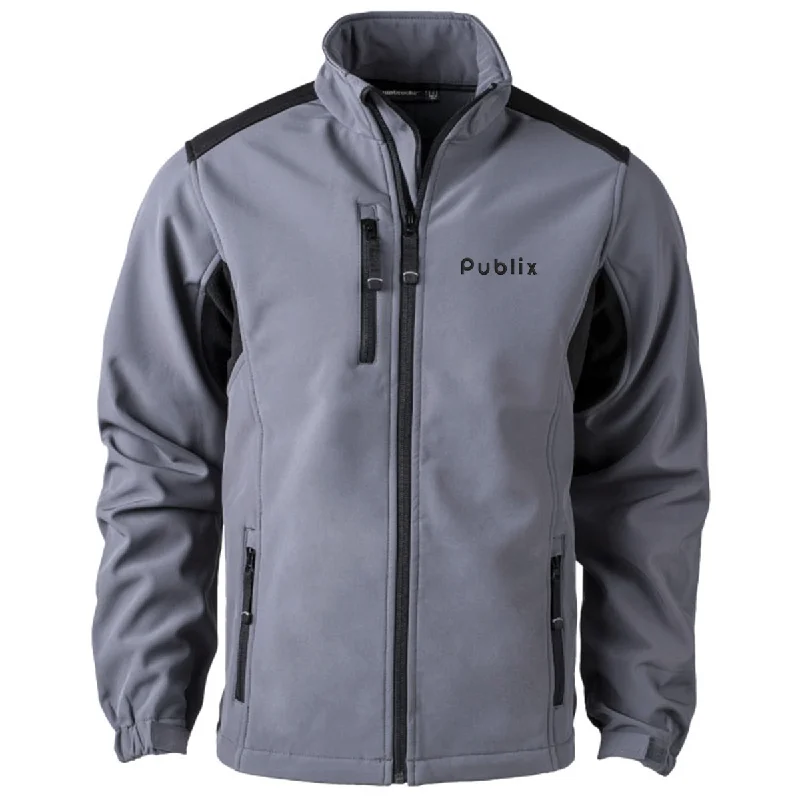 Publix Soft Shell 4-way Stretch Jacket - Graphite