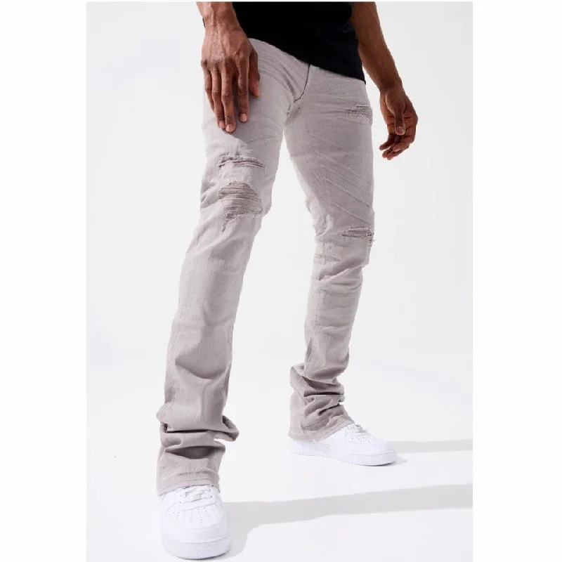 Jordan Craig Theo Stacked Tribeca Twill Denim Jean (Light Grey) JRF955R