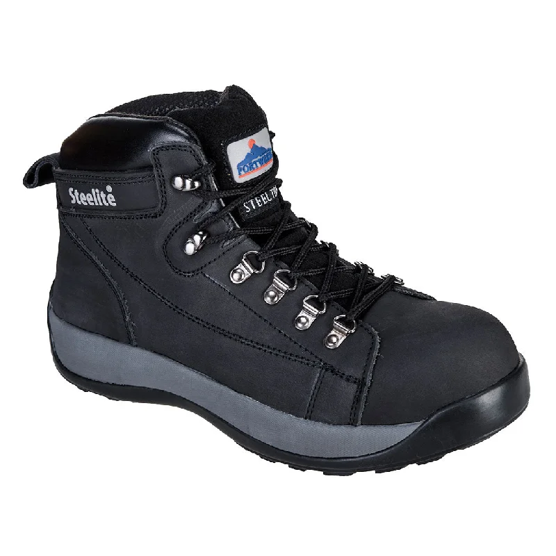 Portwest FW31 Steelite Mid Cut Nubuck Boots SB HRO