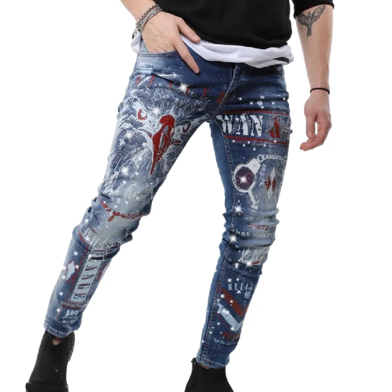 X-WAY SILVER EGALE JEANS -BLUE