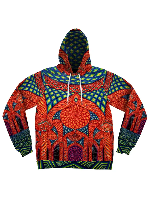 Neon Temple Of Light Unisex Hoodie