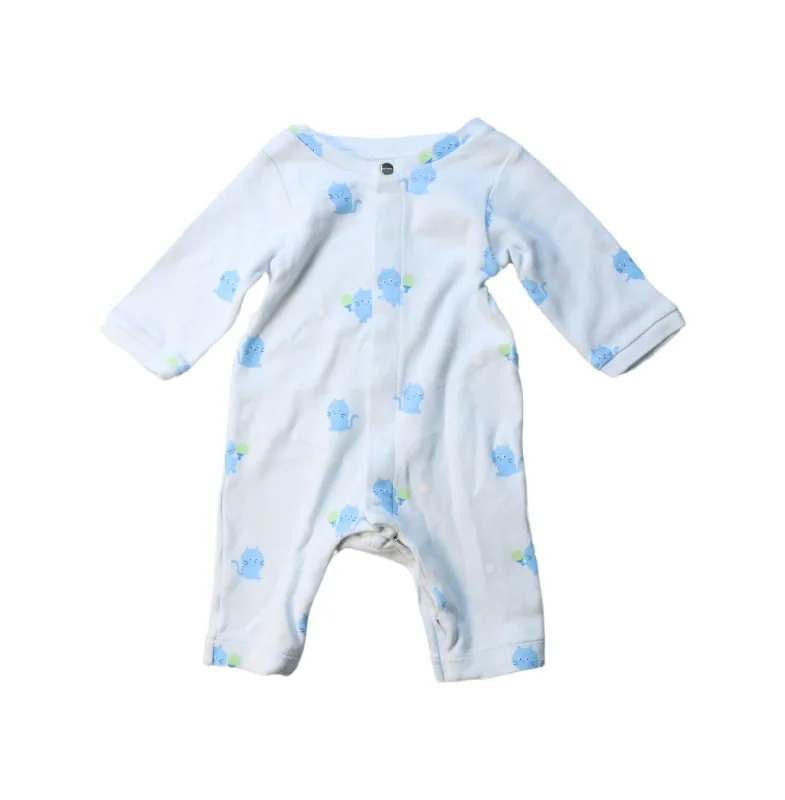 Jacadi Long Sleeve Jumpsuit 0-3M