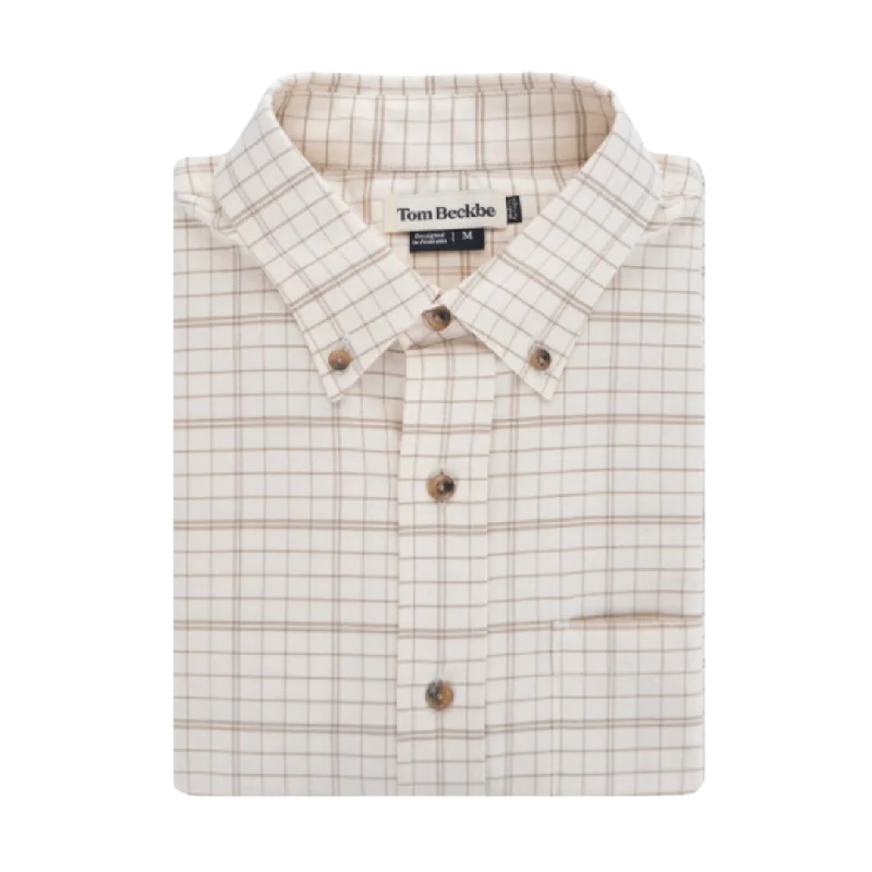 Oxford Shirt - Umber Khaki Plaid