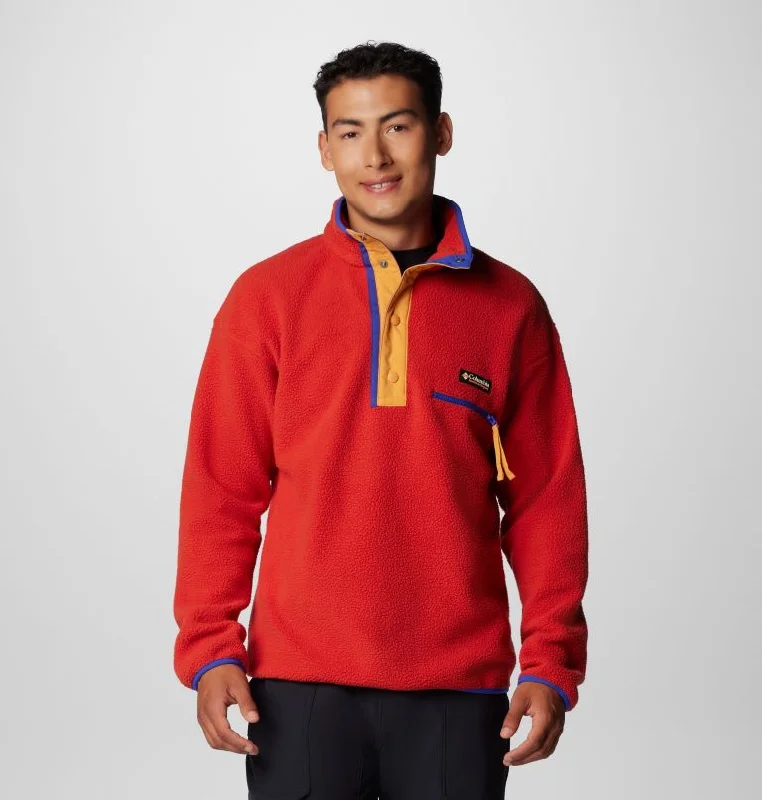 Men's Helvetia II Half-Snap Fleece Pullover - Sail Red