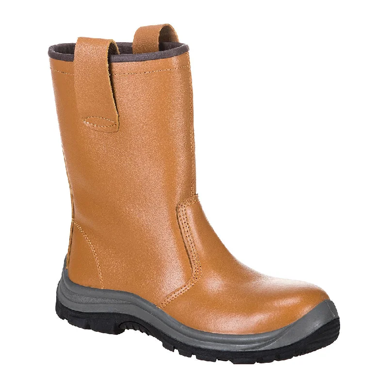 Portwest FW06 Steelite Rigger Boots S1P HRO (Unlined)