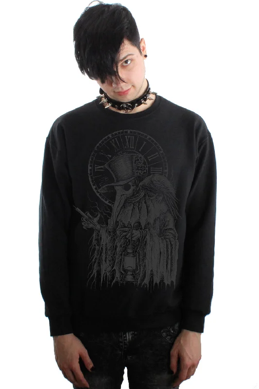 Plague Doctor Sweatshirt [GREY ASHES]