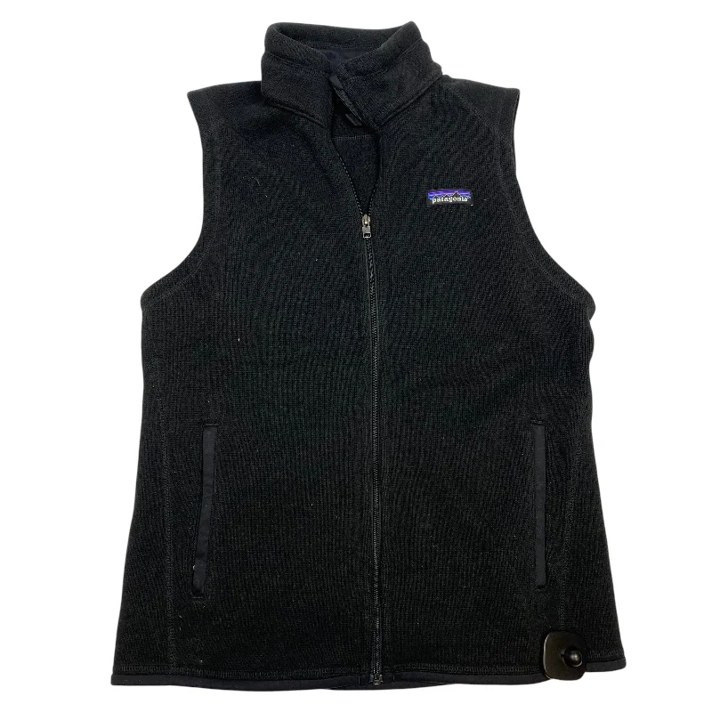 Vest Fleece By Patagonia In Black, Size: M