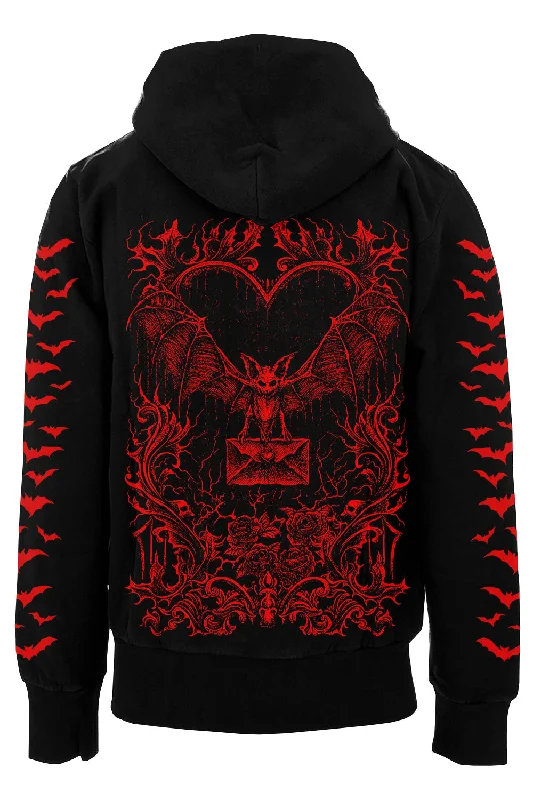 Bat Romance Hoodie [BLOOD RED]