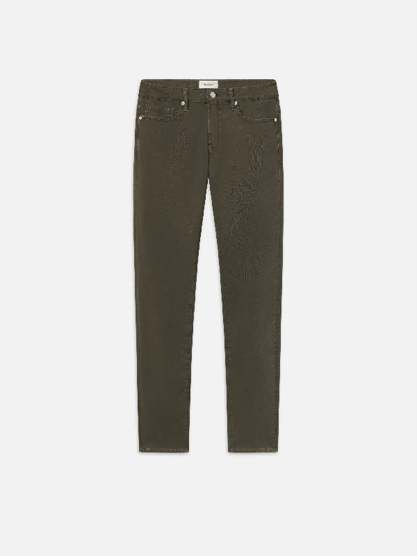 L'Homme Slim Twill -- Garage Moss Green