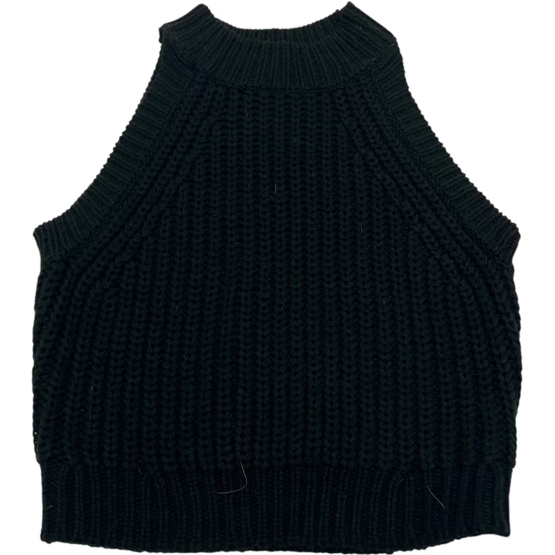 Vest Sweater By Clothes Mentor In Black, Size: Xs