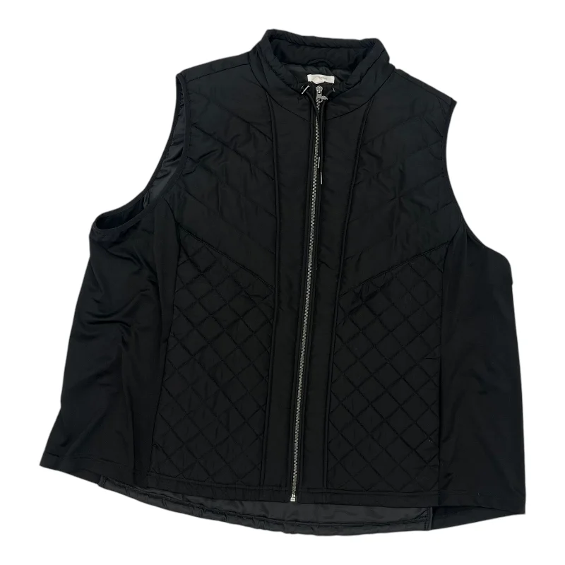 Vest Puffer & Quilted By Maurices In Black, Size:4X