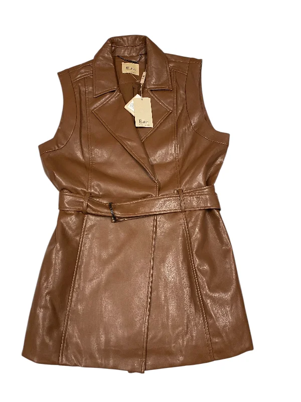 Vest Other By Elie Tahari In Brown, Size:10