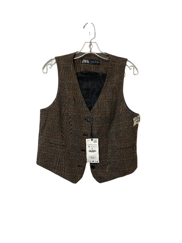 Vest Other By Zara In Brown, Size: M