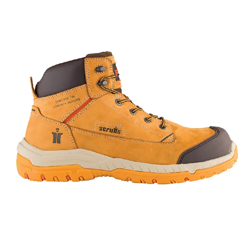 Scruffs Solleret Safety Work Boots Tan