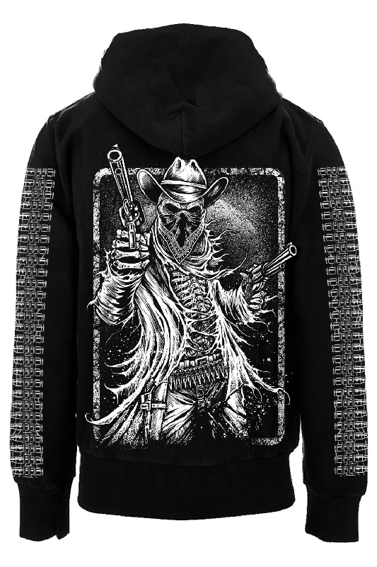 Western Goth Cowboy Hoodie [Zipper or Pullover]