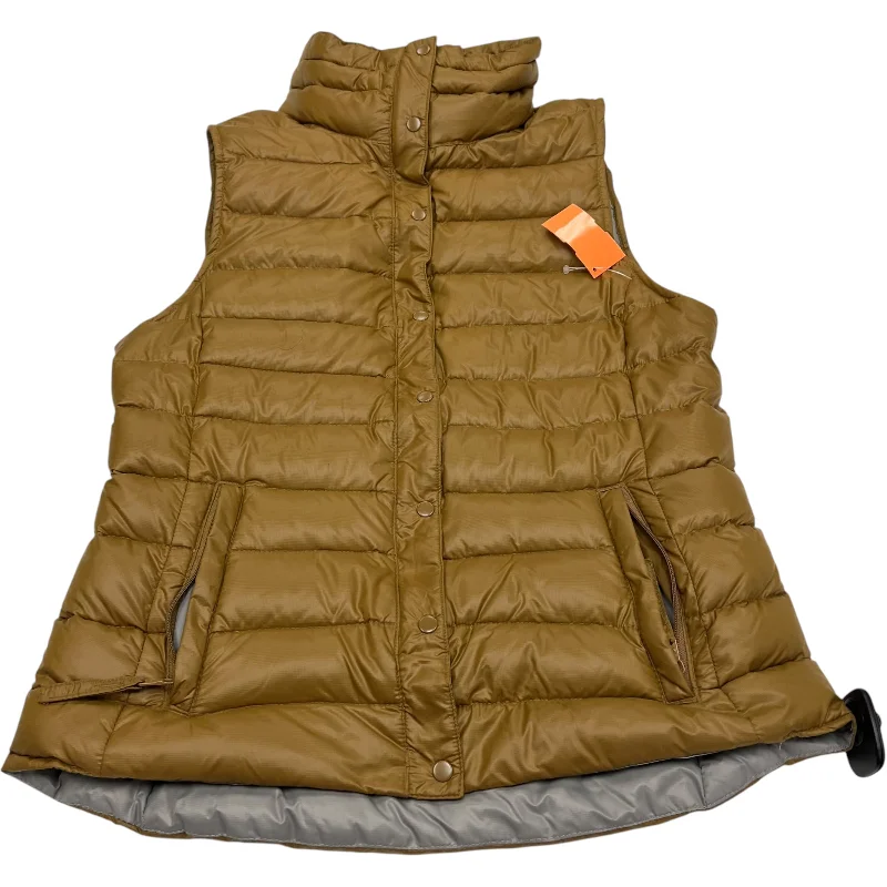 Vest Puffer & Quilted By Gap In Brown, Size: S