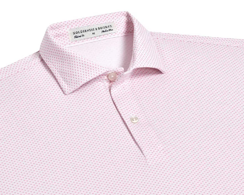 The Thomson Shirt: White & Scotch Pink