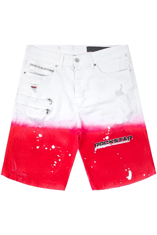 Balbo Printed Short-Wht/Red