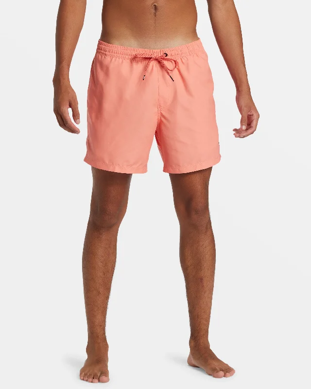 Everyday Solid 15" Swim Trunks - Living Coral